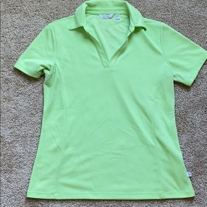 Neon Green Golf Polo